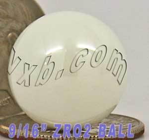 9/16 inch = 14.288mm Loose Ceramic Balls ZrO2 Bearing Balls - VXB Ball Bearings