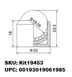3/4 inch Drop in Ball Transfer Unit