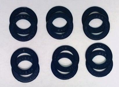 A Pack of 12 Blue seals for 608 Bearings - VXB Ball Bearings