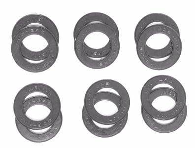 A Pack of 12 Grey seals for 608 Bearings - VXB Ball Bearings