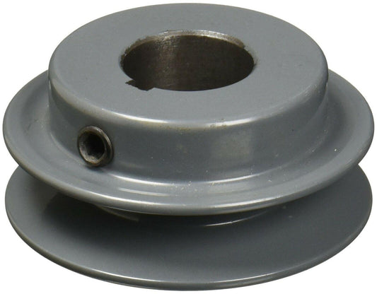 AK32 5/8" Bore, Cast Iron Solid Sheave Pulley for V-belt size 3L, 4L OD: 3.2" ID: 5/8" AK3258 - VXB Ball Bearings