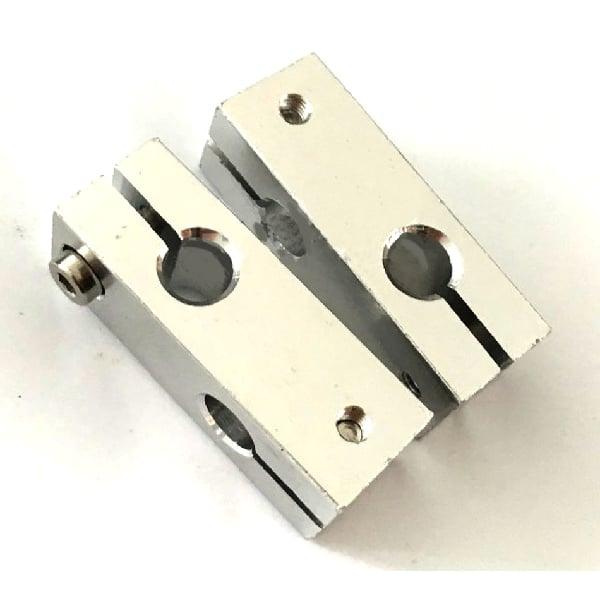 Aluminum Alloy 16mm Shaft Cross Connector Support Clamp - VXB Ball Bearings