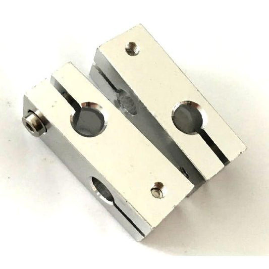 Aluminum Alloy 16mm Shaft Cross Connector Support Clamp - VXB Ball Bearings