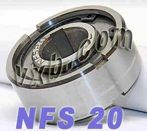 ASNU20 One Way 20x52x21 Bearing Support Required Backstop Clutch - VXB Ball Bearings