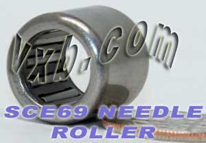 BA69ZOH Shell Type Needle Bearing 3/8x9/16x9/16 Inch - VXB Ball Bearings