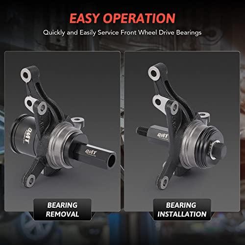 Bearing Press Kit for Front Wheel Drive Bearing Removal & Installation, Wheel Bearing Puller Tool Set - VXB Ball Bearings