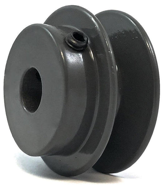 BK40-1/2" Inch Bore Solid Pulley with 4" OD for V-belts cast iron size 5L - VXB Ball Bearings
