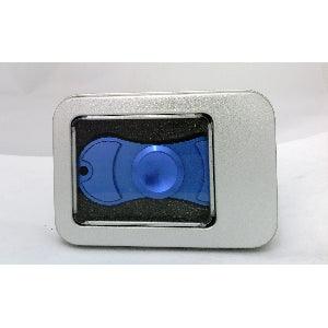 Blue Aluminum Dual Fidget Hand Spinner Toy 42Q - VXB Ball Bearings