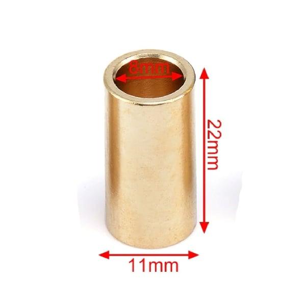 Brass Linear Motion 8mm Bushing 8x11x22 - VXB Ball Bearings