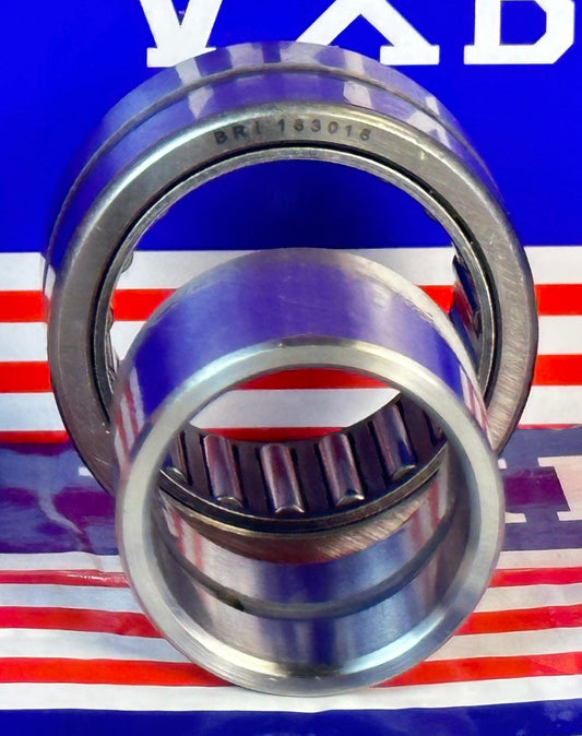 BRI183016 Machined Type Needle Roller Bearing 1-1/8" x 1-7/8" x 1" inch with inner Ring - VXB Ball Bearings