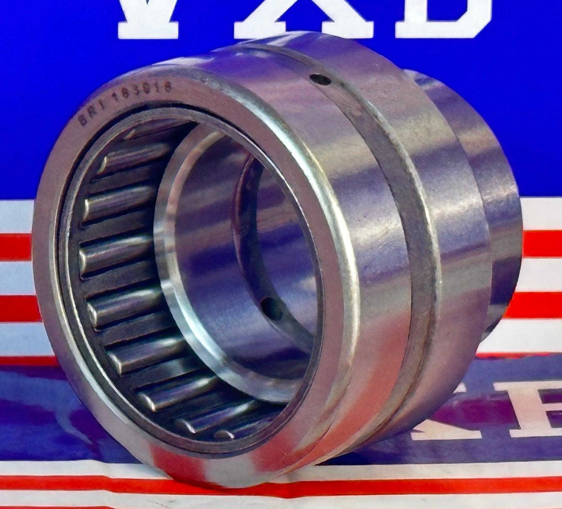 BRI183016 Machined Type Needle Roller Bearing 1-1/8" x 1-7/8" x 1" inch with inner Ring - VXB Ball Bearings