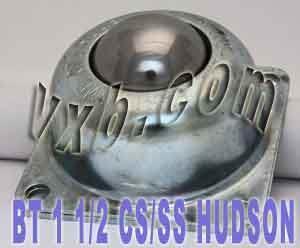 BT-1 1/2 CS/SS Flange Ball Transfer 1-1/2 Main Ball Mounted Bearings - VXB Ball Bearings