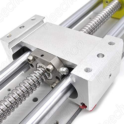 CNC Manual Slide Stage Linear Stage Actuator 500mm Ballscrew 1605 Optical Axis Linear Rail Guide C7 with Ruler for CNC Router Controller X-Axis Stage - VXB Ball Bearings