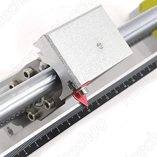 CNC Manual Slide Stage Linear Stage Actuator 500mm Ballscrew 1605 Optical Axis Linear Rail Guide C7 with Ruler for CNC Router Controller X-Axis Stage - VXB Ball Bearings