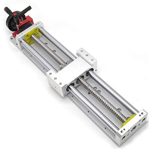 CNC Manual Slide Stage Linear Stage Actuator 600mm Ballscrew 1605 Optical Axis Linear Rail Guide C7 with Ruler for CNC Router Controller Y-Axis Stage - VXB Ball Bearings