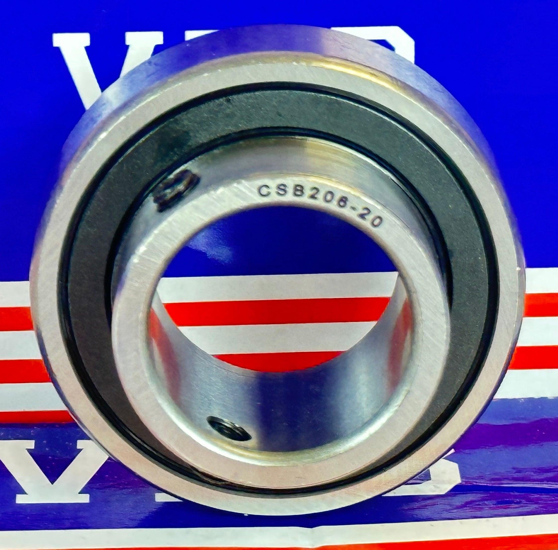 CSB206-20 Insert Ball Bearing With Set Screw locking Sealed Bearing 1 1/4"x 62mm x 30mm - VXB Ball Bearings