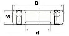 CSK35PP One way Bearing with Keyway Sprag Freewheel Backstop Clutch - VXB Ball Bearings