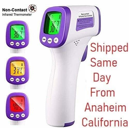 Digital Medical Infrared Thermometer 3-Color LCD, Baby Kids & Adult Fever Alarm - VXB Ball Bearings