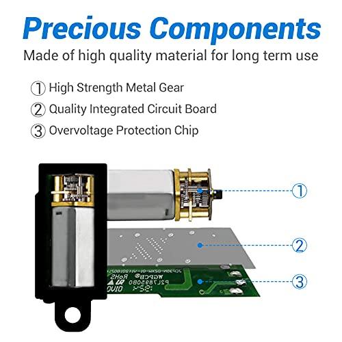 Electric Micro Linear Actuator 12V - 2" Stroke, 64N/14.4lb, Speed 0.6inch/s Mini Waterproof Motion Actuator Small 12 V DC, w/Mounting Brackets, for Sofa Massage Recliner TV Table Cabinet Window Lift - VXB Ball Bearings