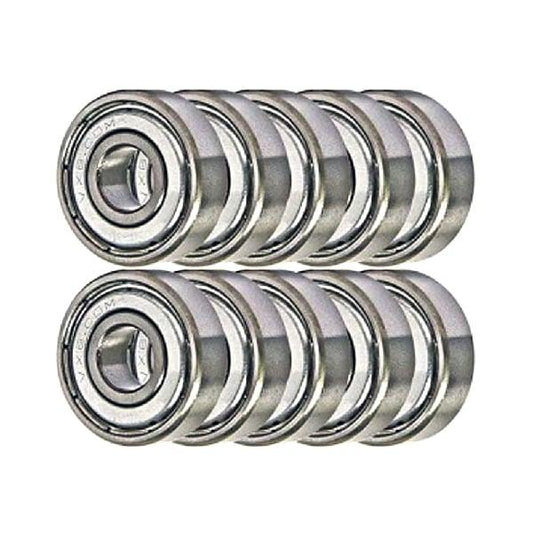 Electric Motor Quality 608ZZ 8x22x7mm EMQ Ball Bearing Pack of 10 - VXB Ball Bearings