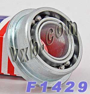 F1429 Unground Flanged Full Complement Bearing 7/16x29/32x7/16 Inch - VXB Ball Bearings