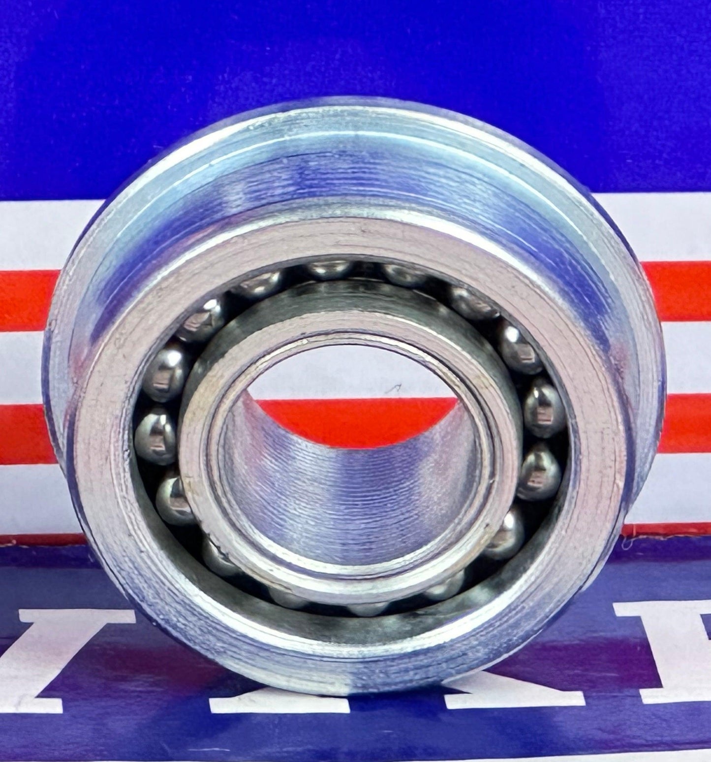 F1638 Unground Flanged Full Complement 1/2x1 3/16x1/2 Inch Bearings - VXB Ball Bearings