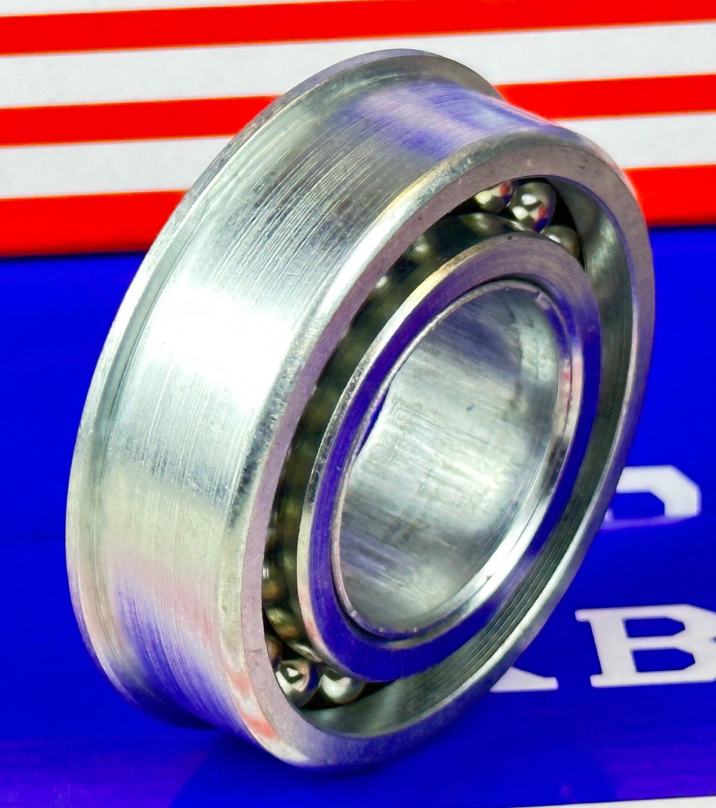 F3264 Unground Flanged Full Complement Bearing 1x2x5/8 Inch - VXB Ball Bearings