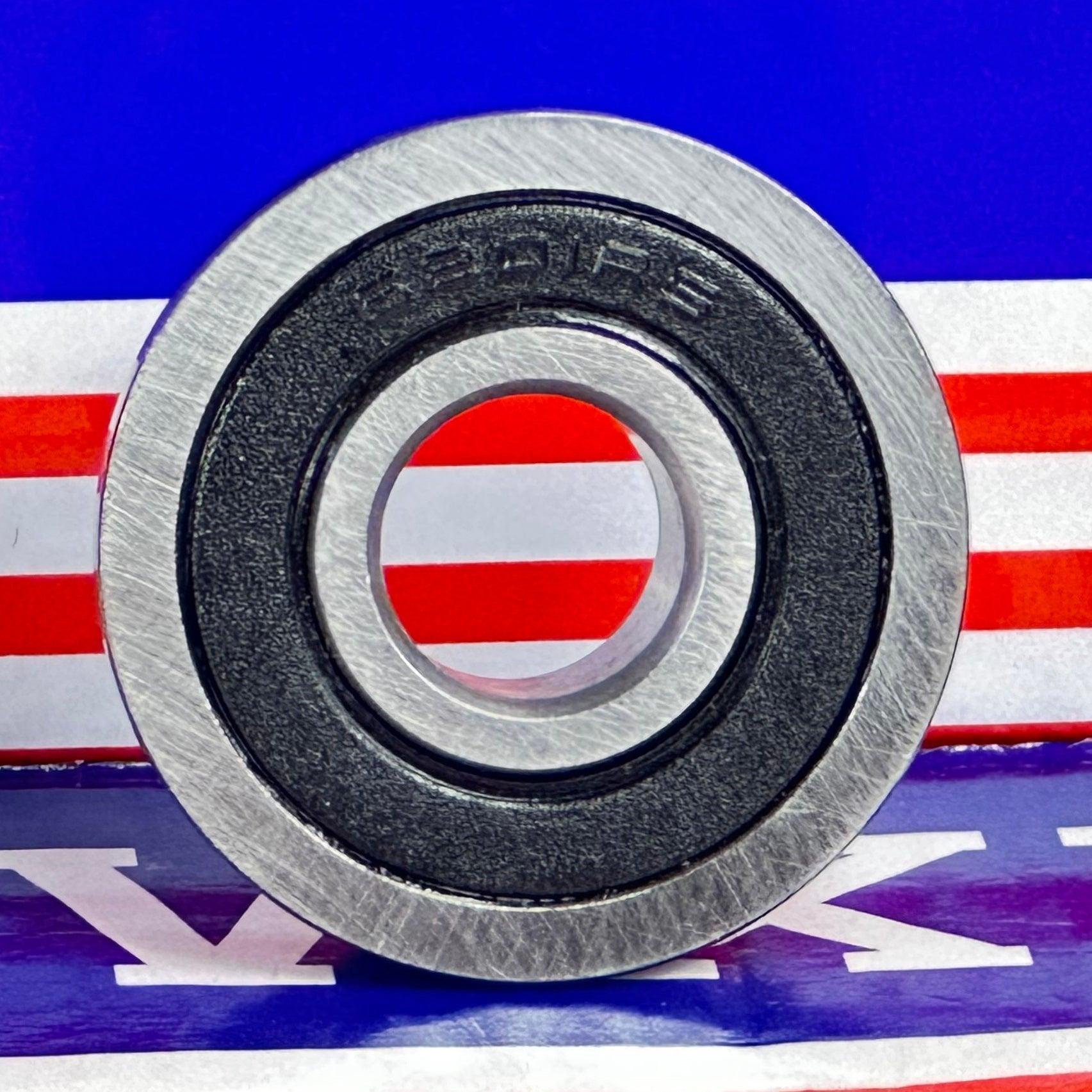 F6201-2RS Flanged Sealed Miniature Bearing 12x32x10 - VXB Ball Bearings