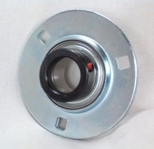 FHPFZ206-20 Flange Pressed Steel 3 Bolt 1 1/4 Inch Bearing - VXB Ball Bearings