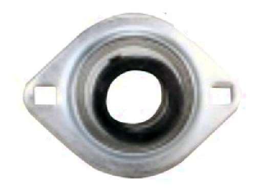 FHSPFLZ203-17mm Bearing Flange Pressed Steel 2 Bolt 17mm - VXB Ball Bearings