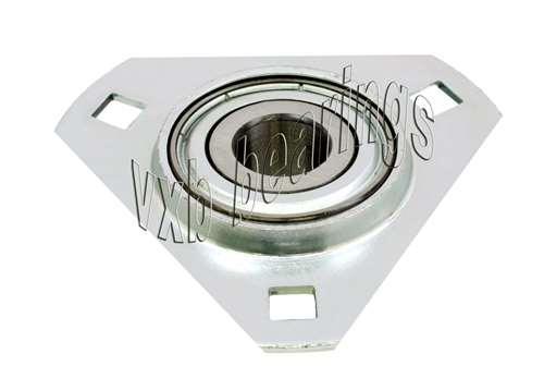 FHSPFTZ206-19 Flange 3 Bolt Triangle 1 3/16 Inch Bearing - VXB Ball Bearings