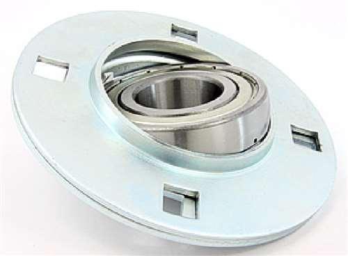 FHSPFZ205-25mm Flange Pressed Steel 3 Bolt 25mm Bearing - VXB Ball Bearings