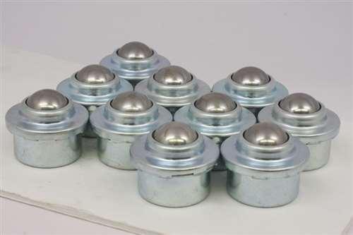 Flange Fit Mounting Ball Transfer Unit pack of 10 Mounted Bearings - VXB Ball Bearings