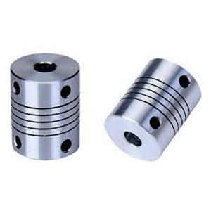 Flexible Parallel Aluminium Jaw Shaft CNC Coupling D19-L25-8X6.35mm - VXB Ball Bearings