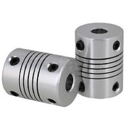 Flexible Parallel CNC Coupling D25-L30-12.7x 1/2" inch to 17mm - VXB Ball Bearings