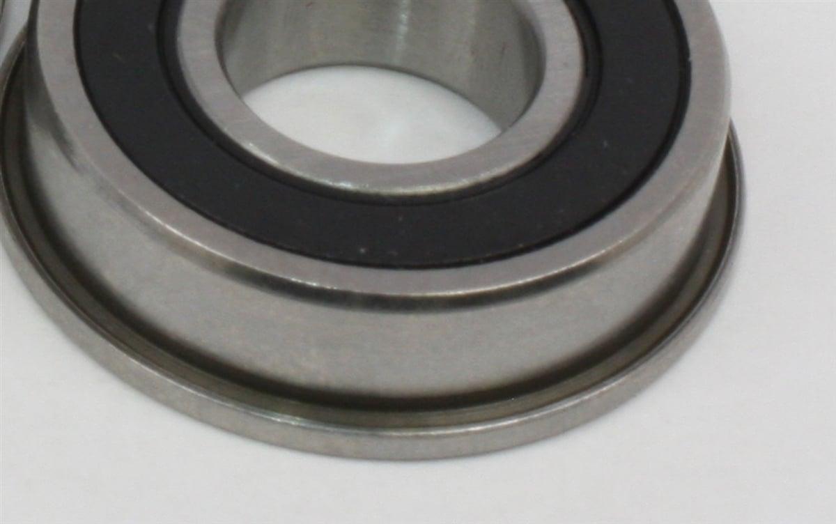FR3-2RS Flanged Bearing Sealed 3/16x1/2x0.197 inch Bearings - VXB Ball Bearings