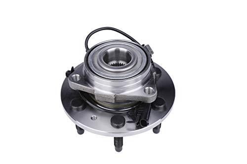 Front Wheel Hub Bearing Assembly Compatible with Chevy, Cadillac and GMC 4WD - Escalade, Avalanche, Silverado 1500, Suburban, Tahoe, Sierra, Yukon - Replaces 515096, 930-611, 10393171, 22841381 - VXB Ball Bearings