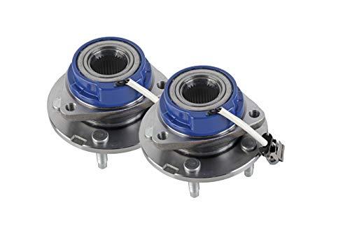 Front Wheel Hub Bearing Assembly - Set of 2 - Compatible with Chevy, Buick, Cadillac, Oldsmobile, Pontiac - Impala, Monte Carlo, Century, Grand Prix, Replaces 513121, 12429203, 88964168 - ABS - VXB Ball Bearings