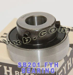 FYH Bearing 12mm Bore SB201 Axle Insert Ball Mounted Bearings - VXB Ball Bearings