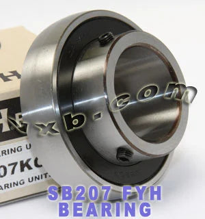 FYH Bearing 35mm Bore SB207 Axle Insert Ball Mounted Bearings - VXB Ball Bearings