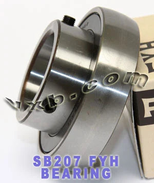 FYH Bearing 35mm Bore SB207 Axle Insert Ball Mounted Bearings - VXB Ball Bearings