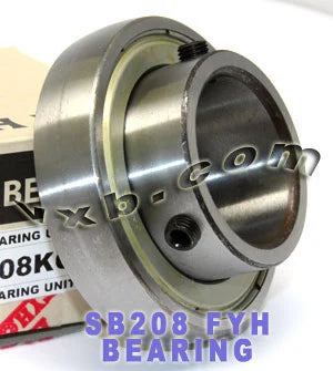 FYH Bearing 40mm Bore SB208 Axle Insert Ball Mounted Bearings - VXB Ball Bearings
