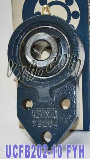 FYH Bearing UCFB202-10 5/8 Three bolt Flanged Mounted Bearings - VXB Ball Bearings