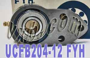 FYH Bearing UCFB204-12 3/4 Three bolt Flanged Mounted Bearings - VXB Ball Bearings
