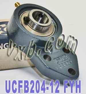 FYH Bearing UCFB204-12 3/4 Three bolt Flanged Mounted Bearings - VXB Ball Bearings