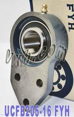 FYH Bearing UCFB205-16 1 Three bolt Flanged Mounted Bearings - VXB Ball Bearings