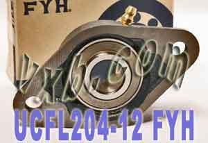 FYH Bearing UCFL-204-12E 3/4 Flanged Mounted Bearings - VXB Ball Bearings