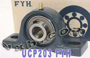 FYH Bearing UCP203 17mm Pillow Block Mounted Bearings - VXB Ball Bearings