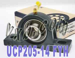 FYH Bearing UCP205-14 7/8 Pillow Block Mounted Bearings - VXB Ball Bearings