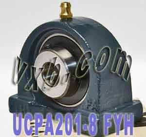 FYH Bearing UCPA201-8 1/2 Pillow Block Mounted Bearings - VXB Ball Bearings